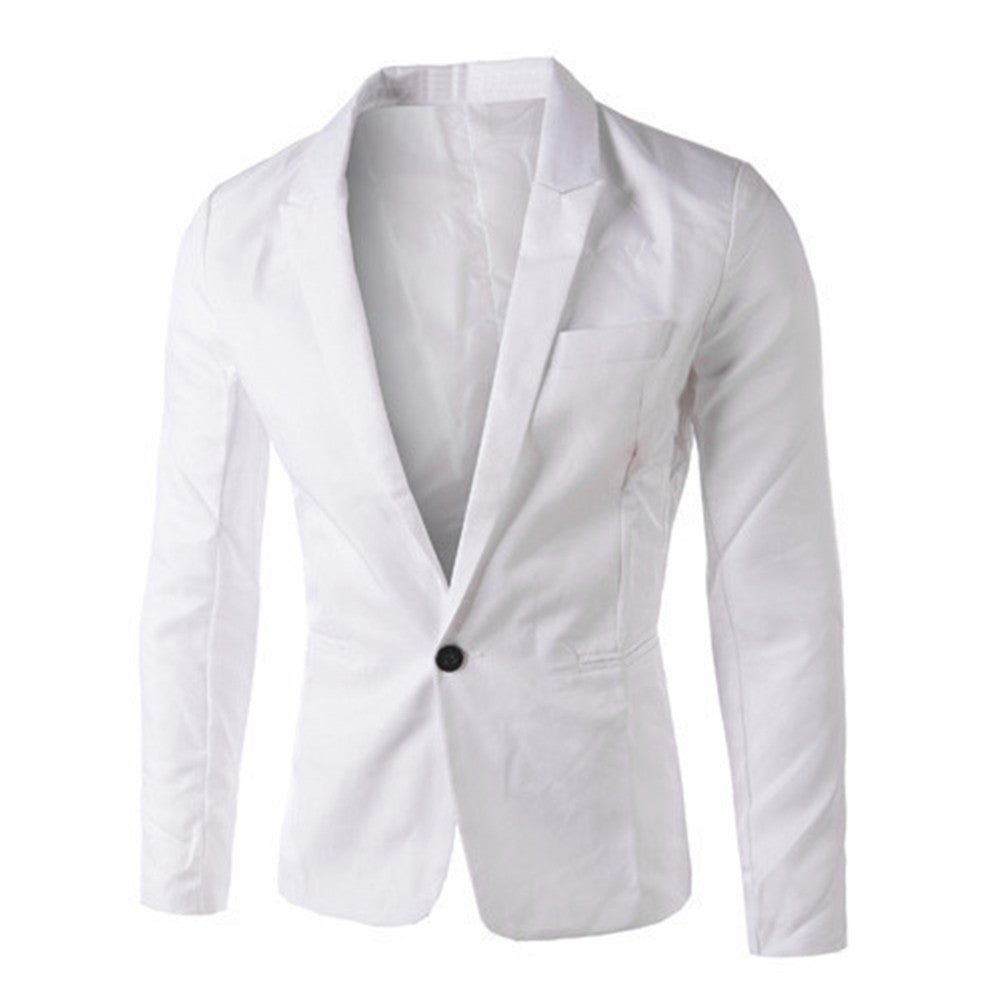 Autumn Men s Suit 8 colors male Suits business Jackets Coat Fashionable white black grey M 3XXXL
