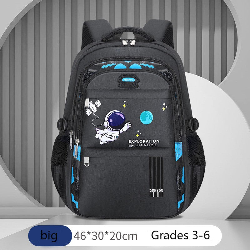 Mochilas Infantis para Crianças Mochilas Escolares para Meninos Mochila Escolar de Astronauta à Prova d'Água Mochila Primária Mochila Infantil