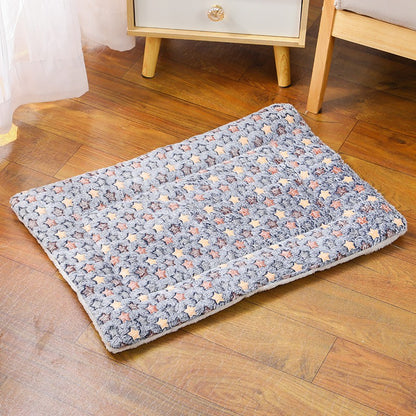 Tapete para Cães Pequenos Fofo, Dupla Face, Quente de Inverno, Sofá Cobertor para Gatos de Médio Porte, Almofada para Cama de Filhotes Macia, Acessórios para Cama de Animais de Estimação