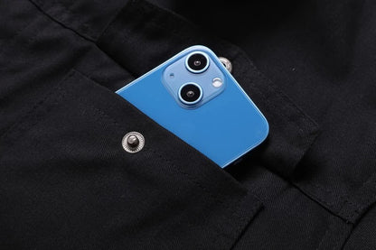 New Winter Men's Bomber Jacket High-quality Plush Thicken Wool Cargo Jackets Lapel Button-up Thick Warm Coat for Men Outwear 5XL