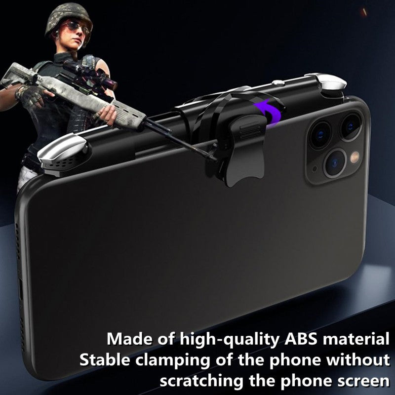 G5 Mobile Game Controller for PUBG Gaming Trigger Shooter Aim Fire ABS Key Button Gamepad Joystick for IPhone Android Smartphone