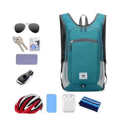 Mochila Dobrável para Acampamento Caminhada Ultraleve Dobrável Bolsa de Viagem Dia a Dia Mochila Esportiva para Montanhismo ao Ar Livre para Homens Mulheres