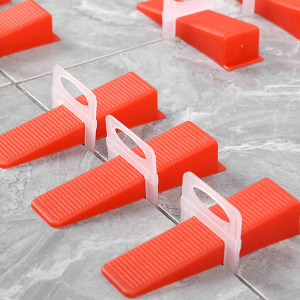 100 Peças de Niveladores de Cerâmica Espaçadores Clipe Kit para Assentamento de Revestimento de Chão e Parede Ferramentas de Construção