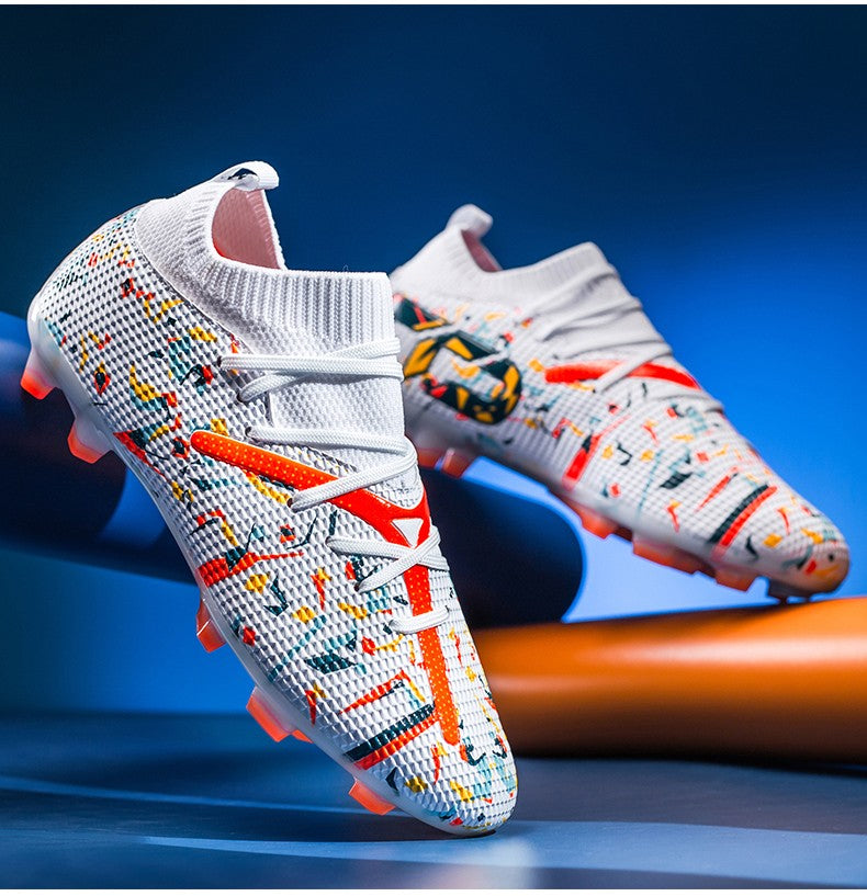 Mens Football Field Boots Ultralight Turf Indoor Society Training Soccer Shoes Cleats for Kids Sneakers TF/FG Football Shoes