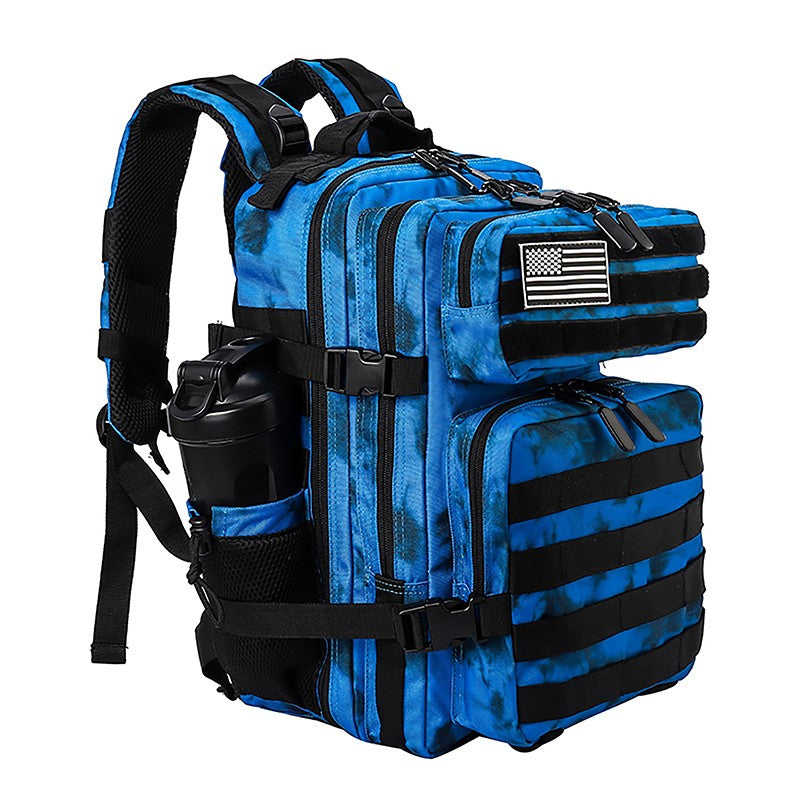 LHI Mochila Tática 45L/35L/25L para Homens e Mulheres, À Prova D'Água, Bolsa de Ginástica para Atletas, Mochila de Viagem para Caminhada ao Ar Livre com Porta-Garrafas