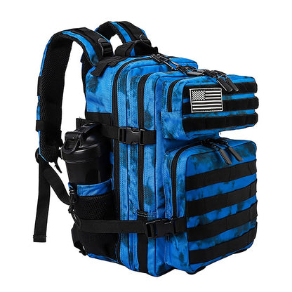 LHI Mochila Tática 45L/35L/25L para Homens e Mulheres, À Prova D'Água, Bolsa de Ginástica para Atletas, Mochila de Viagem para Caminhada ao Ar Livre com Porta-Garrafas