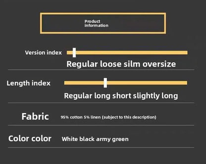 Casual Linen Cotton Shirt Men's Loose Sleeveless Top Chinese Style Autumn Outerwear Comfortable Breathable Men's Casual Shirt