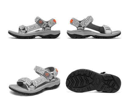 Classic Men's Hiking Sport Sandals Lightweight Leisure Beach Shoes Summer Open-Toe Breathable Travel Walking Sandials