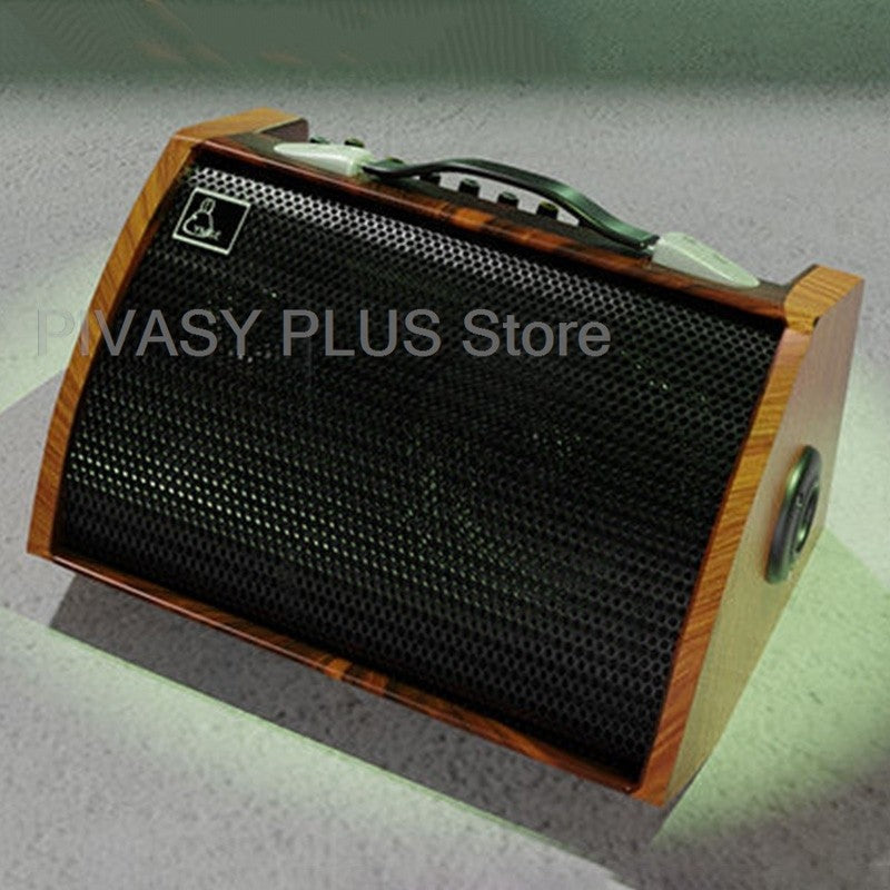Caixa de Som Portátil 120W Bluetooth 5.0 Alto-falante Bateria 5000mAh Áudio de 3 Vias Para Canto ao Ar Livre Karaokê Guitarra DJ