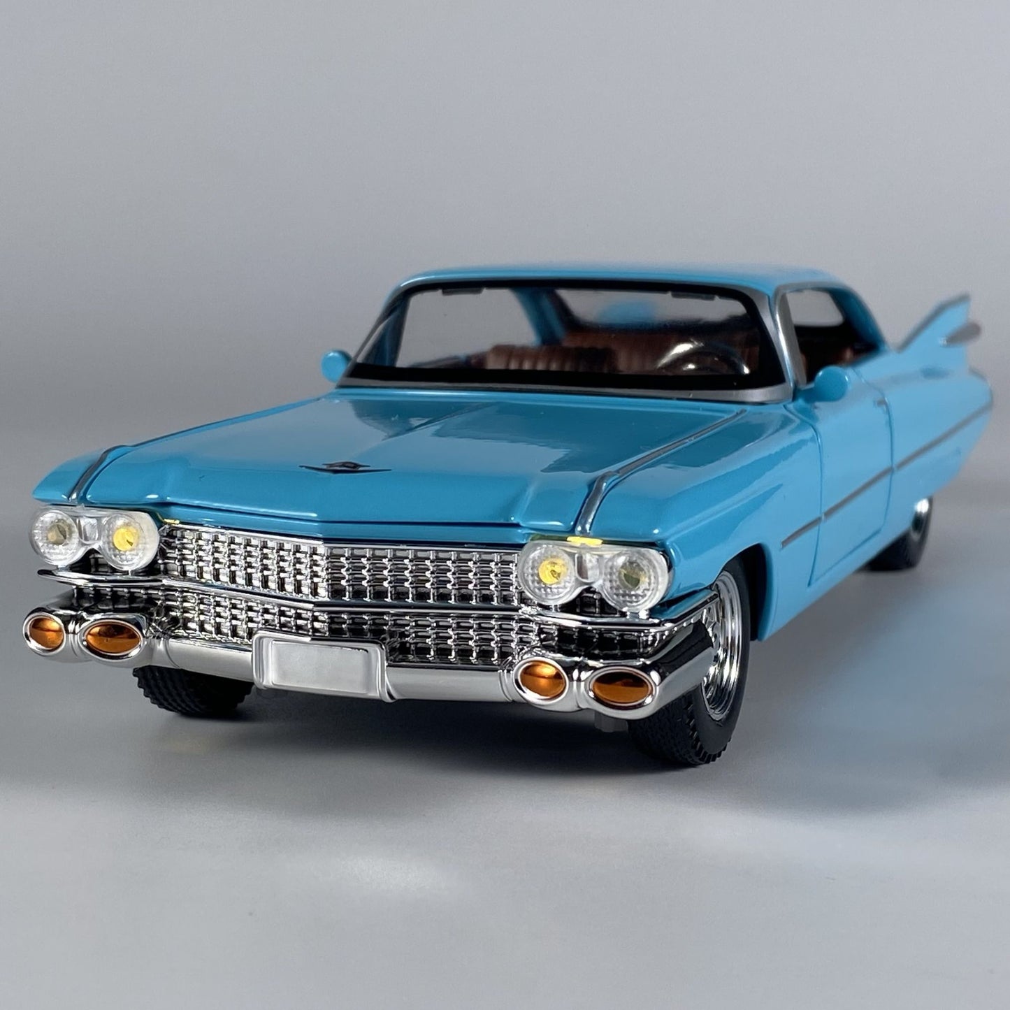 1:24 Cadillac Eldorado Biarritz 1959 Série 62 Liga Diecast Modelo Miniatura Voiture Decoração de Casa Presentes de Natal Para Crianças