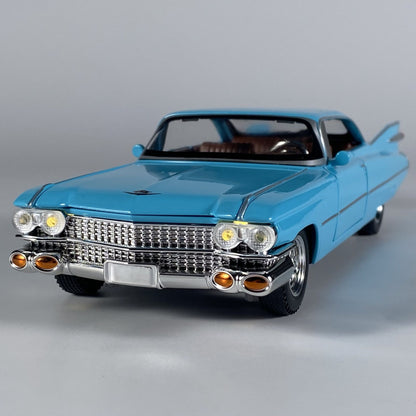 1:24 Cadillac Eldorado Biarritz 1959 Série 62 Liga Diecast Modelo Miniatura Voiture Decoração de Casa Presentes de Natal Para Crianças