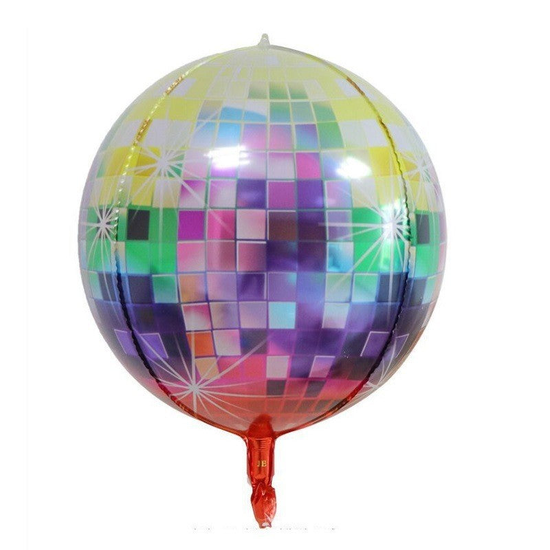 1/10Pcs 22Inch 4D Rainbow Roller Skate Balloon Boom Box Balloon Disco Foil Balloons 80 90s Retro Theme Birthday Party Decoration