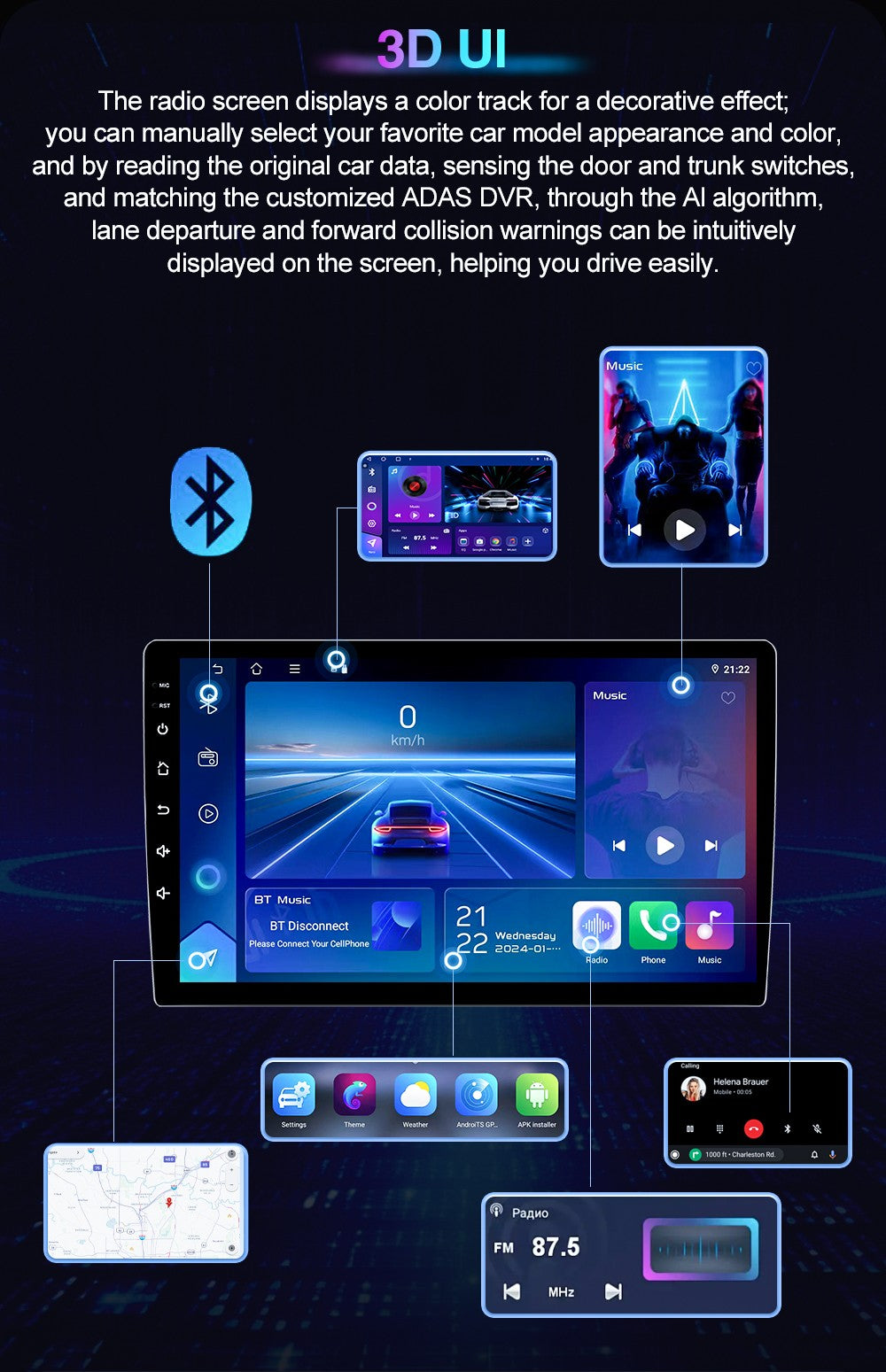 Rádio Android 15 Para Renault Koleos Megane 4 Samsung SM6 Talisman 2017 - 2019 Carro Multimídia carplay sem fio auto 5G WiFi GPS