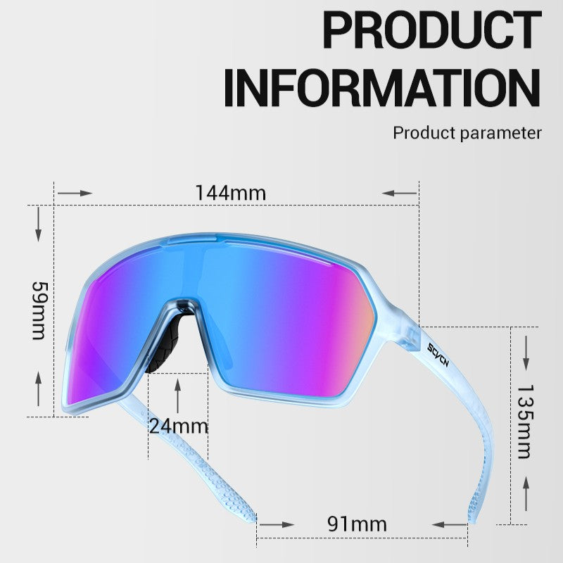 SCVCN Cycling Sunglasses Men Photochromic Glasses Fashion for Women Bike Mountain Road Bicycle Eyewear Cycle Goggles UV400 MTB