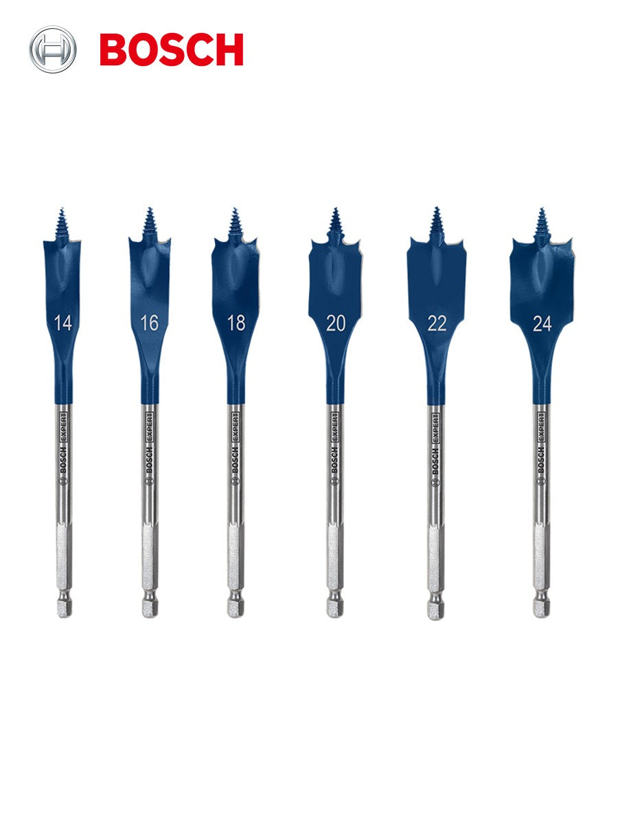 Brocas Bosch Expert para Madeira com Rosca Autoperfurante, Haste Sextavada de 1/4", Acessórios para Ferramentas Elétricas, para Parafusadeira Elétrica