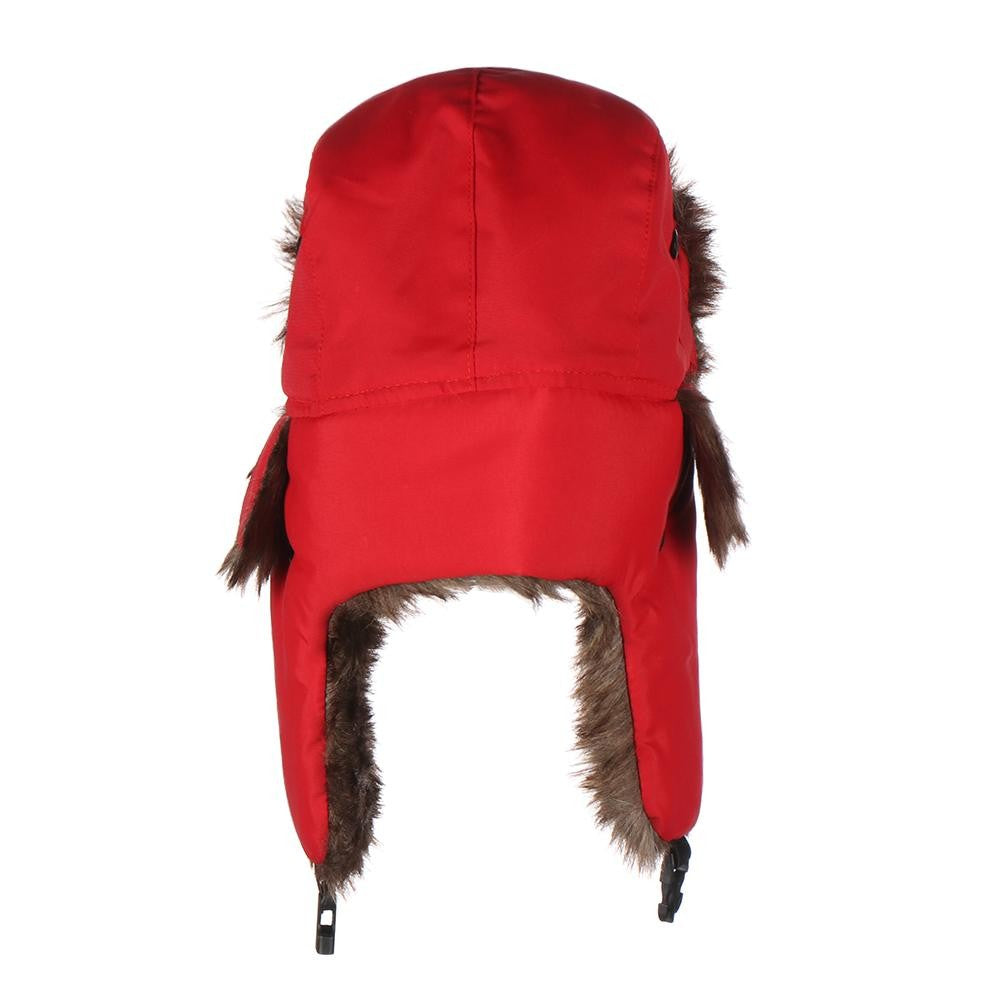 Men Women Fur Earflap Winter Cap Russian Ushanka Winter Hats Ski Hat Winter Warm Hat