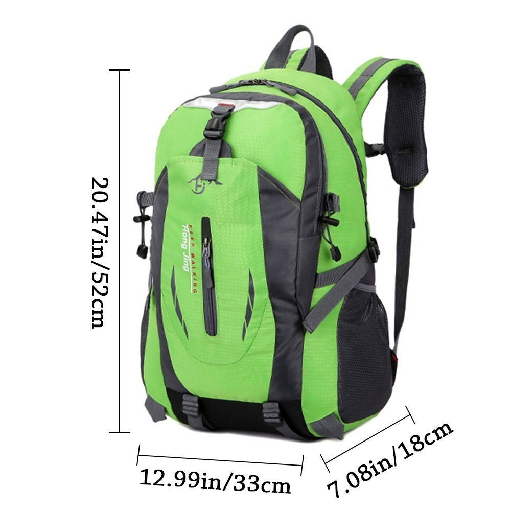 Mochila Grande Impermeável 40L para Camping Trilha Caminhada Viagem ao Ar Livre Durável Nylon