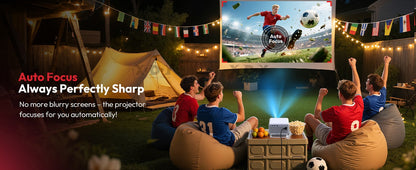 Projetor XGODY N6/N6 Pro Netflix Oficialmente 4K Controle de Voz Smart Android TV Whale OS 8/32GB ROM para Home Theater de Filmes