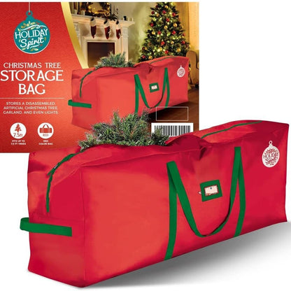 Christmas Tree Storage Bag Heavy Duty Tree Bag Reinforced Handle and Zipper Waterproof Storage Bag Christmas Packaging Bag