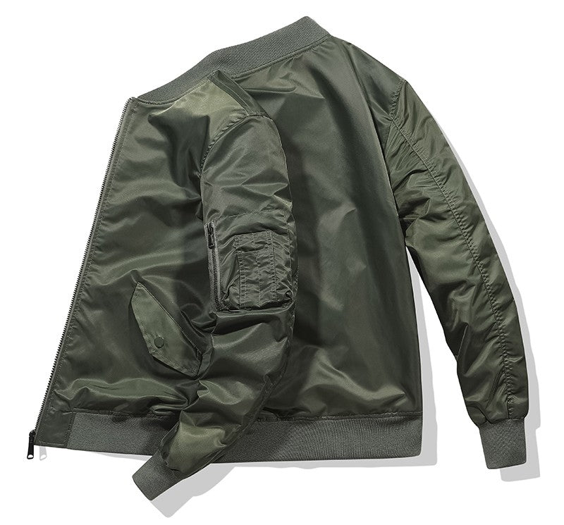 Bomber Jacket Men Winter Autumn College Camouflage Jackets Men Motorcycle Coat Windproof Army Pilot Military Jacket Streetwear