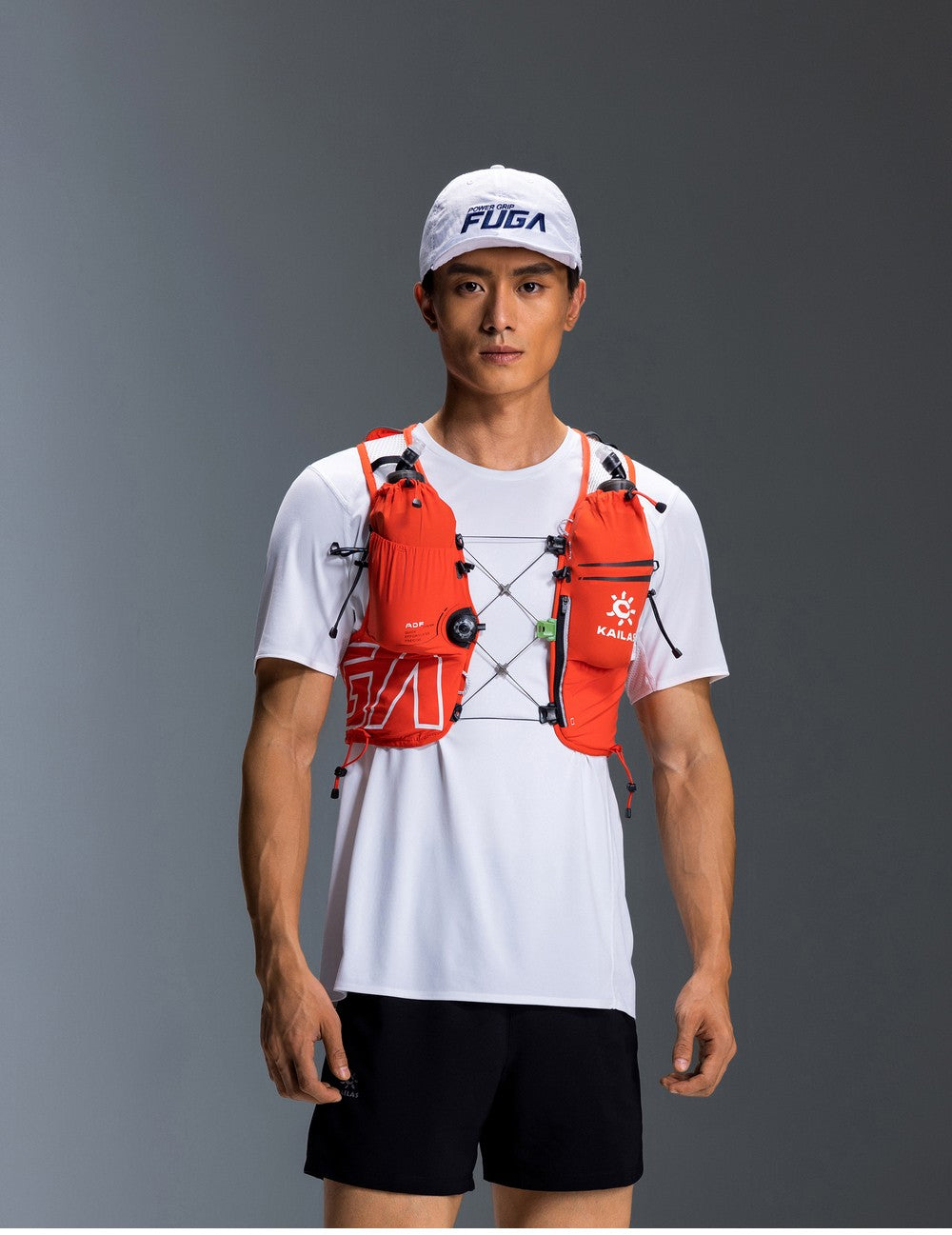 KAILAS FUGA AIR 8L Unisex Travel Marathon Trail Running Hiking Cycling Backpacks  with Dual Soft Water Bottles KA2554005