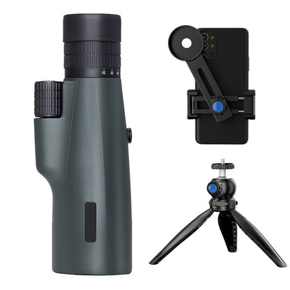 Telescópio Monocular 10-30X50 Zoom HD Potente de Longo Alcance para Acampamento com Tripé e Clipe de Telefone para Observação de Pássaros Caça Binóculos
