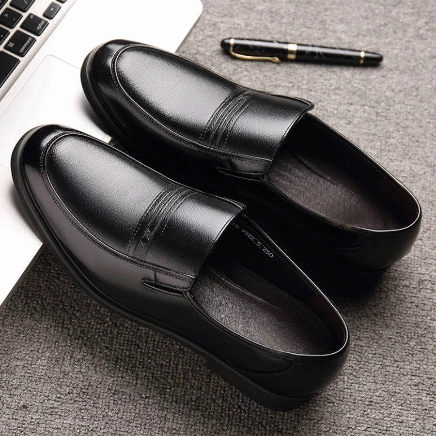 Mens 6CM Height Increase Dress Shoes Fashion Pointed Toe Business Casual Elevator Shoes Leather Oxfords Shoes Zapatos De Hombre