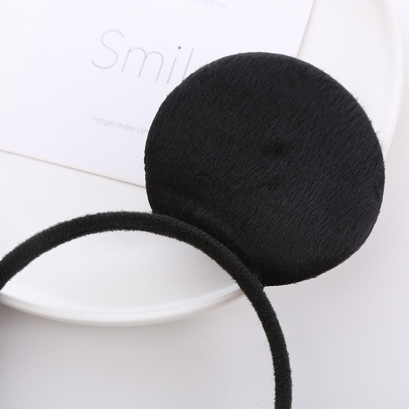 1/2pcs LED Glowing Neon Mouse Ears Headband Girls Festival Headbands Mickey Hairband Children Birthday Party Hair Accessories