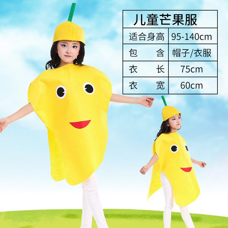 Fruit Fruit Vegetable Cosplay Costume Portable Cosplay Dance Performance Costumes 90-140CM Performances Cos Clothing