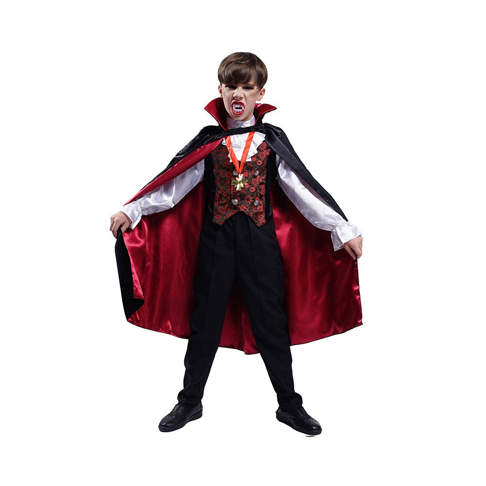 Halloween Boy Vampire Costume Cosplay Ghost Festival Costume Children's Role-playing Carnival Performance Costume