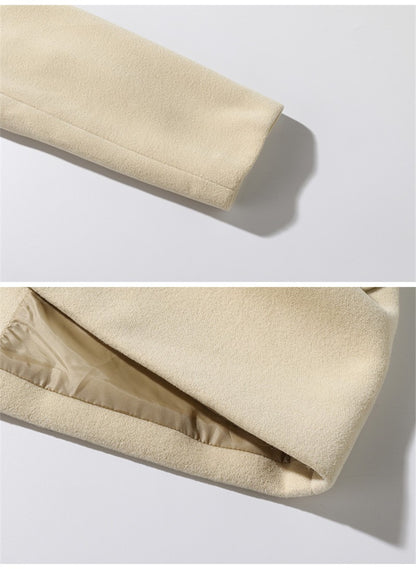 VERSMA Japanese Trendy Causal Vintage Winter Thick Wool Trench Coat Men Autumn Oversized Long Sleeve Male Overcoat Plus Size 5XL