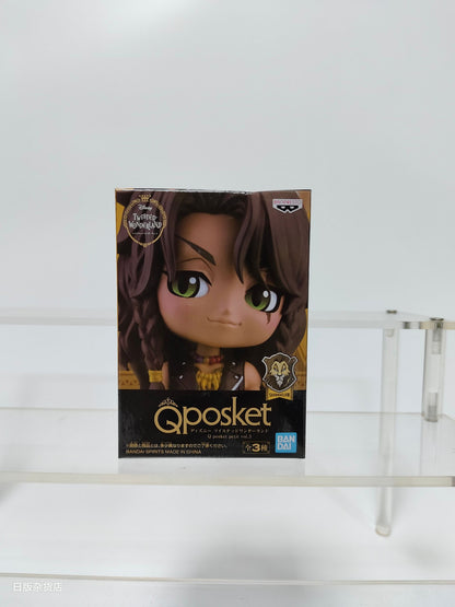 Genuine Bandai Q posket Series Disney Twisted Leona Jack Ruggie Wonderland Azul Ashengrotto Colecionáveis Brinquedos de Modelo Presente