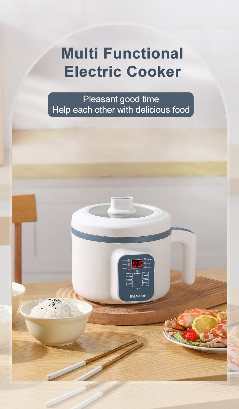 Panela Elétrica de Arroz Multicooker Multifuncional Panela de Sopa Mini Hotpot Eletrodomésticos de Cozinha Ofertas para 1-2 Pessoas