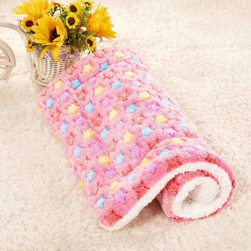 Tapete de inverno flanelado para animais de estimação, multimodelo, colchonete para canil, cobertor quente para animais de estimação, adequado para animais de estimação de grande, médio e pequeno porte
