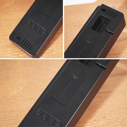 LED Electronic Alarm Clock 9-inch Wall Clock USB Powered Temperature and Humidity Display Auto-dimming Desktop Clock