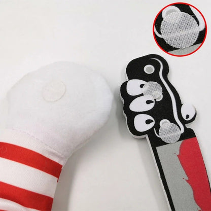 Roupa para cão de estimação engraçada de Chucky, Fantasia de Halloween para animais de estimação, Adereços assustadores, Fantasias para gatos