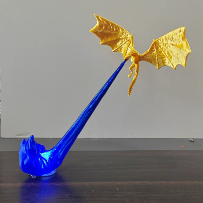 Dragon Flame Decor 3D Dragon Flame Book Nook Flying Fire Dragon Statue Unique Christmas Birthday Gift for Dragon Lovers Home USe