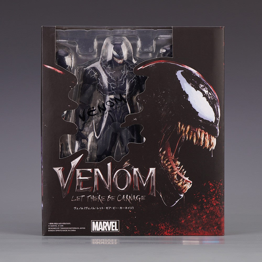 Venom AMAZING YAMAGUCHI legends Boneco de Ação Articulado Modelo de Estátua com Rosto Mutável Colecionável para Crianças Presente Brinquedo