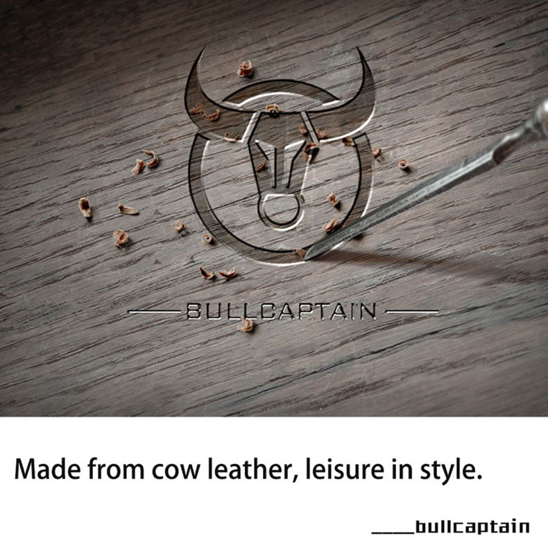 BULLCAPTAIN  MEN'S Leather BELT WAIST Bag Military Fanny PACK Molle Small Money Phone WAIST PACK Bum Pouch PURSE