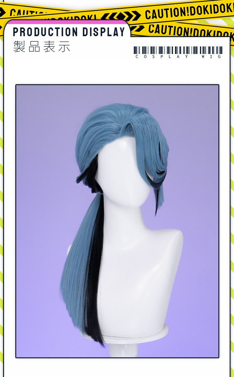?Ready for Ship?Idia Malleus Leona Vil Crowley Wig Game Cosplay DokiDoki Men 120cm Long Hair Fiber Idia Halloween  Free Wig Cap