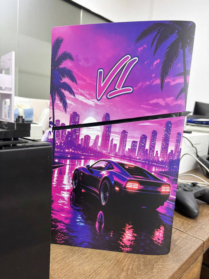 Cover Plates for PS5 Fat Disc Edition Model GT Replacement Side Panels for PS5 Pro Custom Console A Faceplates for PS5 Slim
