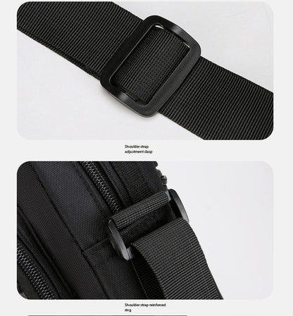 New Fashion Oxford Men Crossbody Bag Single Shoulder Bags Big Capacity Storage Bag Fashion Multi-Pockets Business Crossbody Bags