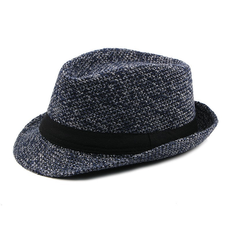 Chapéu de Lã para Casamento Primavera Verão para Homens de Meia-Idade, Casal, Moda Outono Inverno, Festa Xadrez, Design de Luxo, Chapéu Jazz Fedora para Mulheres