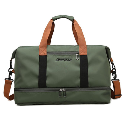 Travel Handbag Sports Gym Bag for Women Men Duffle bag Sport Workout Gym Swim Crossbody  Shoulder Bag with Shoe Compartment