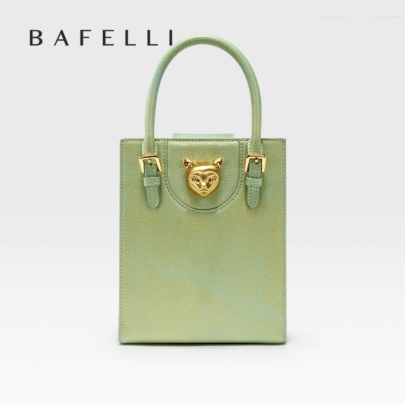 BAFELLI 2025 NEW WOMEN'S HANDBAG CAT LUXURY BRAND DESIGNER ORIGINAL STYLE TRENDING SHOULDER CASUAL BAGS MINI TOTE CROSSBODY