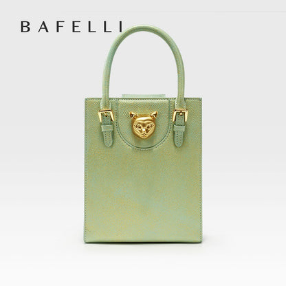 BAFELLI 2025 NEW WOMEN'S HANDBAG CAT LUXURY BRAND DESIGNER ORIGINAL STYLE TRENDING SHOULDER CASUAL BAGS MINI TOTE CROSSBODY
