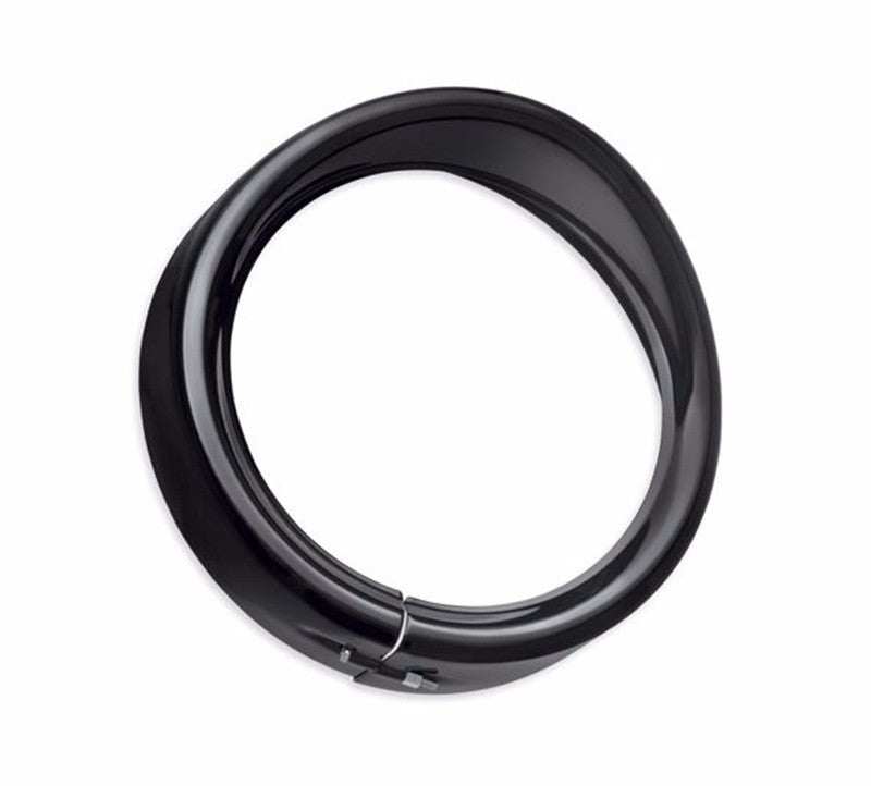 Motorcycle Headlight Trim For Harley Touring Road King Electra Glide Softail FLD/FLH Parts 7" Ring Bezel Visor 4.5" Led Fog Lamp