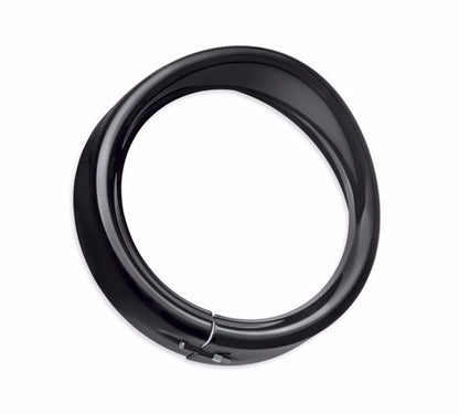 Motorcycle Headlight Trim For Harley Touring Road King Electra Glide Softail FLD/FLH Parts 7" Ring Bezel Visor 4.5" Led Fog Lamp