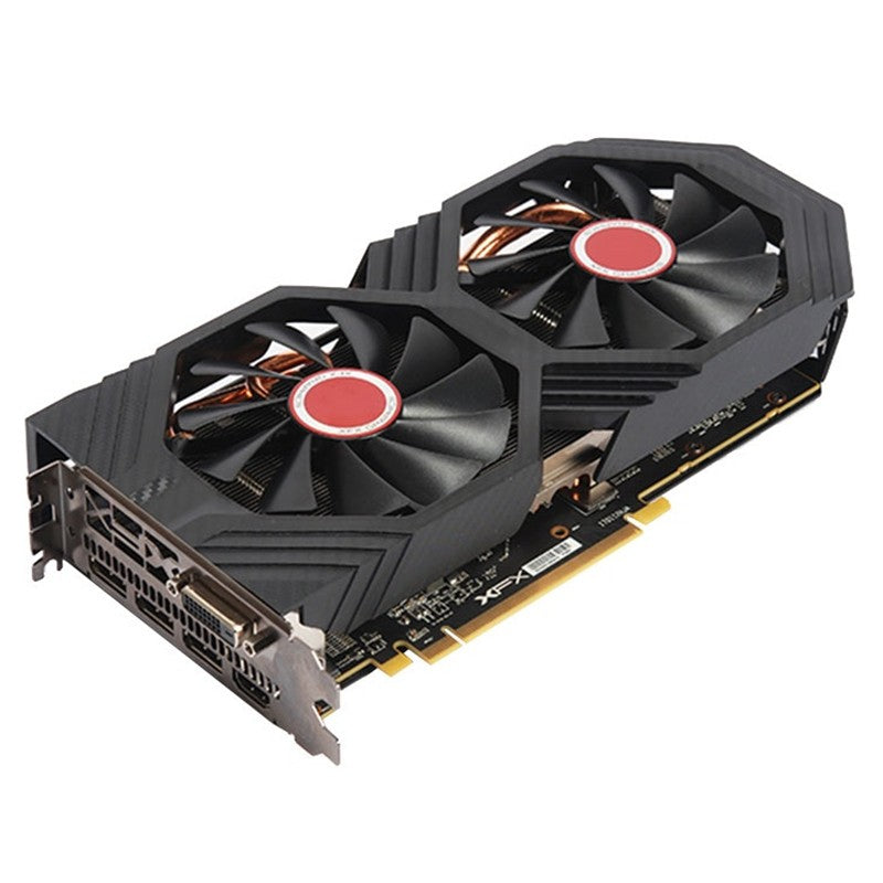 Placas de Vídeo XFX RX580 8GB AMD Radeon RX580 8GB 2304SP Placas de Tela GPU Computador de Mesa HDMI Placa de Vídeo para Mineração Usada