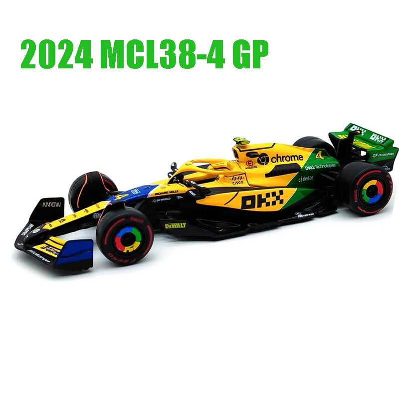 Rb21 Red Bull F1 Japonês Bburago 1:43 Mclaren Mcl39 Miniatura de Liga Diecast Modelo #4 #81 Campeão Mcl38 Miami Gp Mônaco Carro de Brinquedo